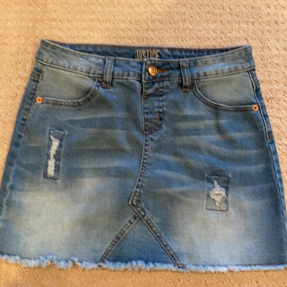 Justice Girls Denim Skirt